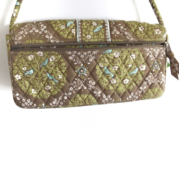 Vera Bradley NWT Knot Just a Clutch Bag (Sittin in a Tree) Grren Brown Tree Bird - Picture 5 of 12